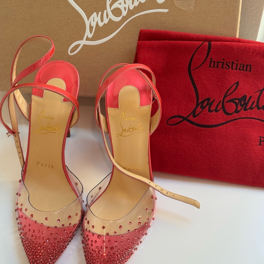 BNIB Christian Louboutin Spikaqueen Pink size 37.5